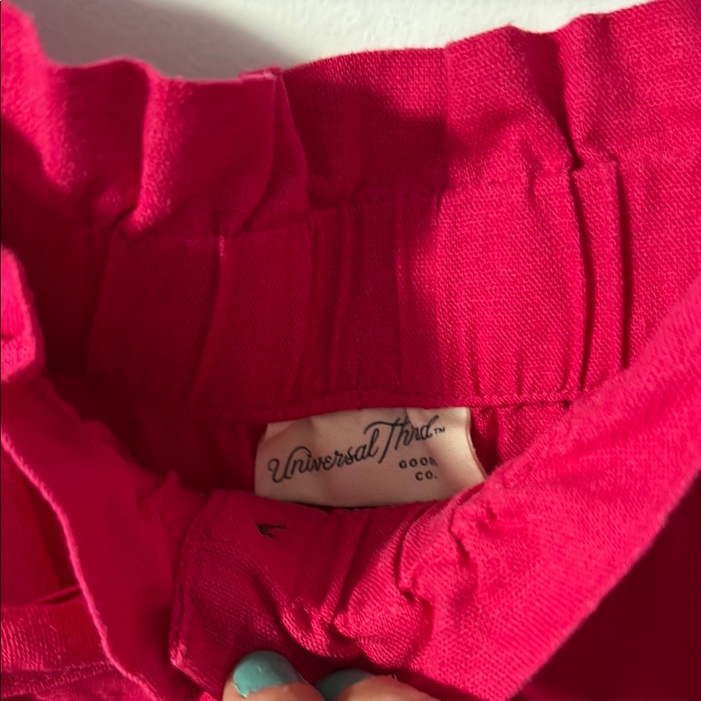 Universal Thread Vibrant Pink Button-Down Midi Sk… - image 8